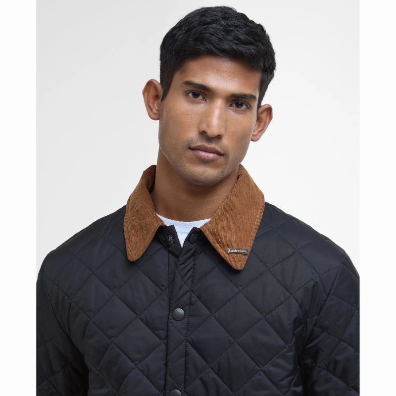 Barbour 30Th Anniversary Liddesdale Quilted Mens Jacket - Black Steal the Deal Now