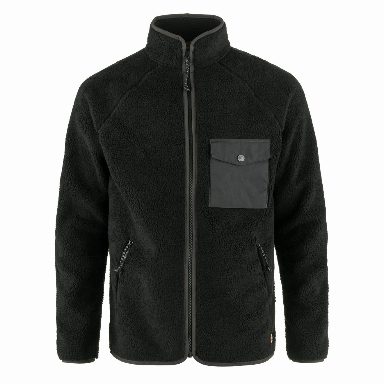 Fjallraven Vardag Pile Fleece Black / Dark Grey Hot Sale Today Shop the Savings Now