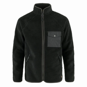 Clearance Event Fjallraven Vardag Pile Fleece Black / Dark Grey