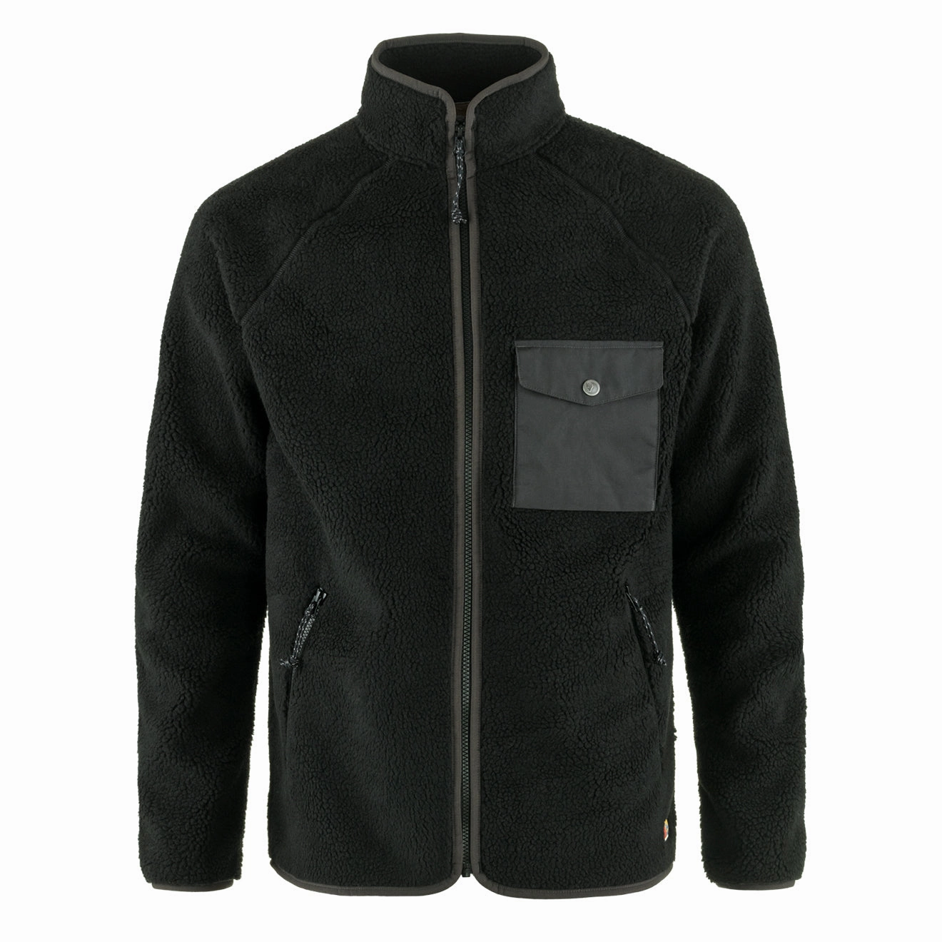 Clearance Event Fjallraven Vardag Pile Fleece Black / Dark Grey
