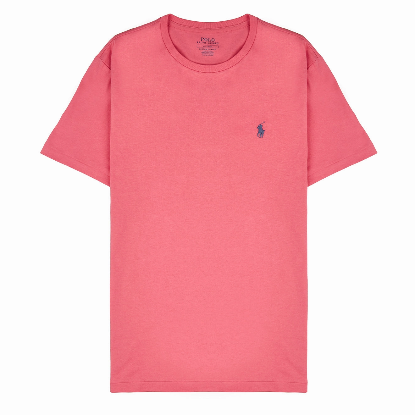 Shop Now Save Today Only Discount Polo Ralph Lauren Custom Slim Fit Jersey Crewneck T-Shirt Pale Red