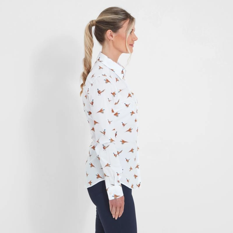 Grab Todays Deal Schoffel Ladies Norfolk Shirt - Pheasant