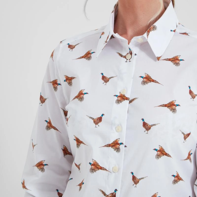Schoffel Ladies Norfolk Shirt - Pheasant Shop the Best Deals