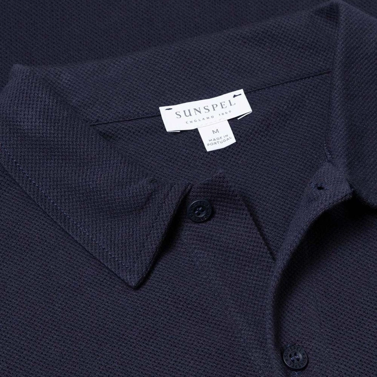 Hot Offer Frenzy Sunspel Long Sleeved Riviera Polo Navy