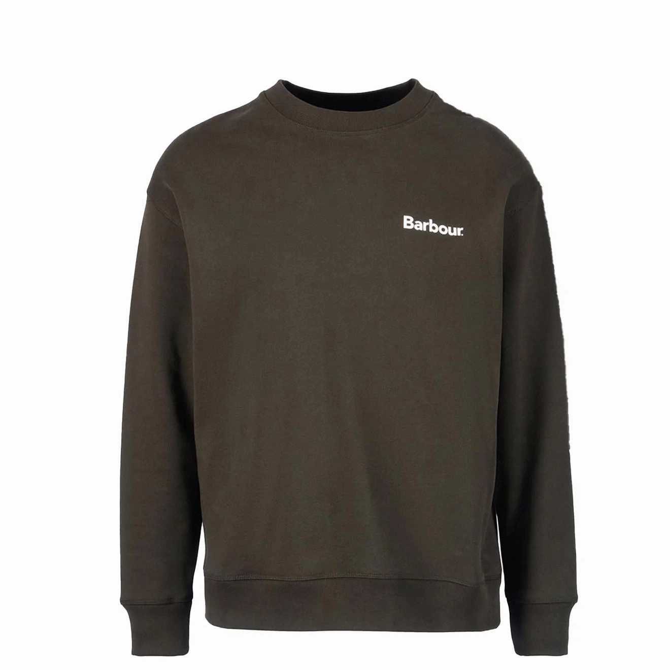 Instant Deal Today Best Price Online Barbour Brushed Nicholas Os Crew Neck Sweatshirt Sage
