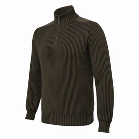 Beretta Dover Half Zip Tech Sweater Moss / Brownbark Clearance Steal Today Hot Offer Event