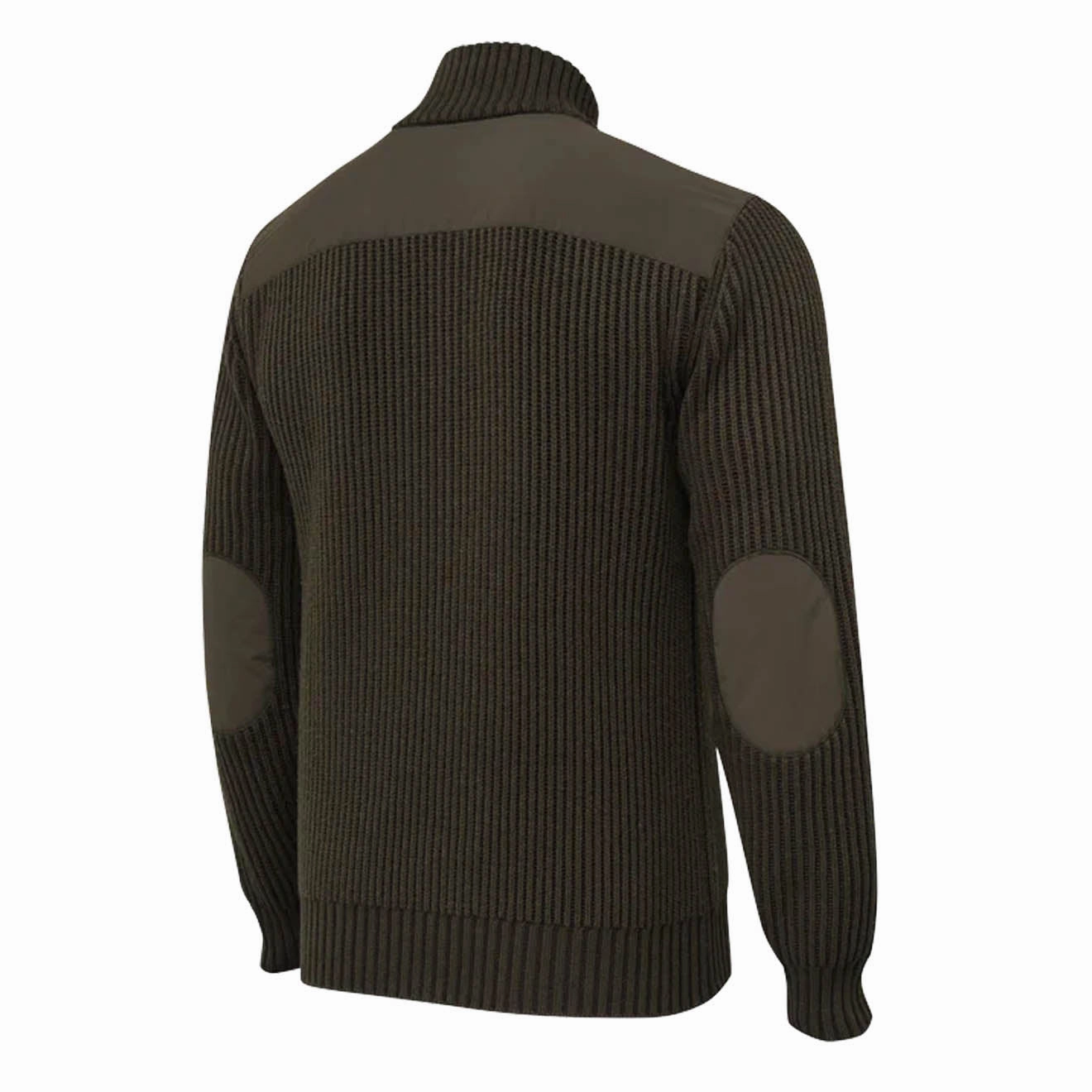 Shop Hot Deals Beretta Dover Half Zip Tech Sweater Moss / Brownbark