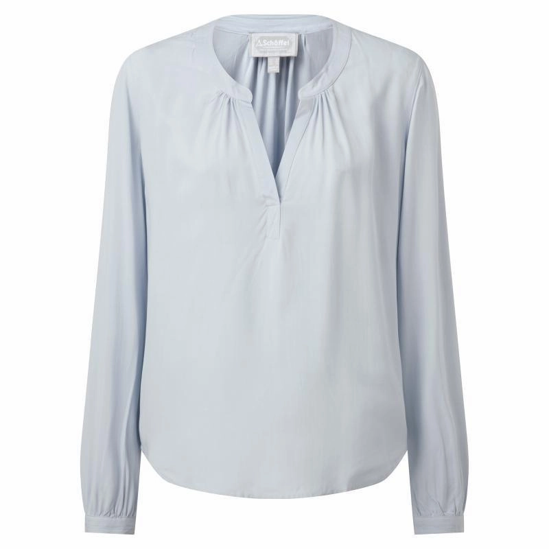 Schoffel Chloe Ladies Blouse - Ice Grey Instant Discount Hot Pick of the Day