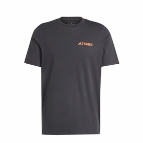 Adidas Terrex Mountain Graphic T-Shirt Black Flash Sale Alert