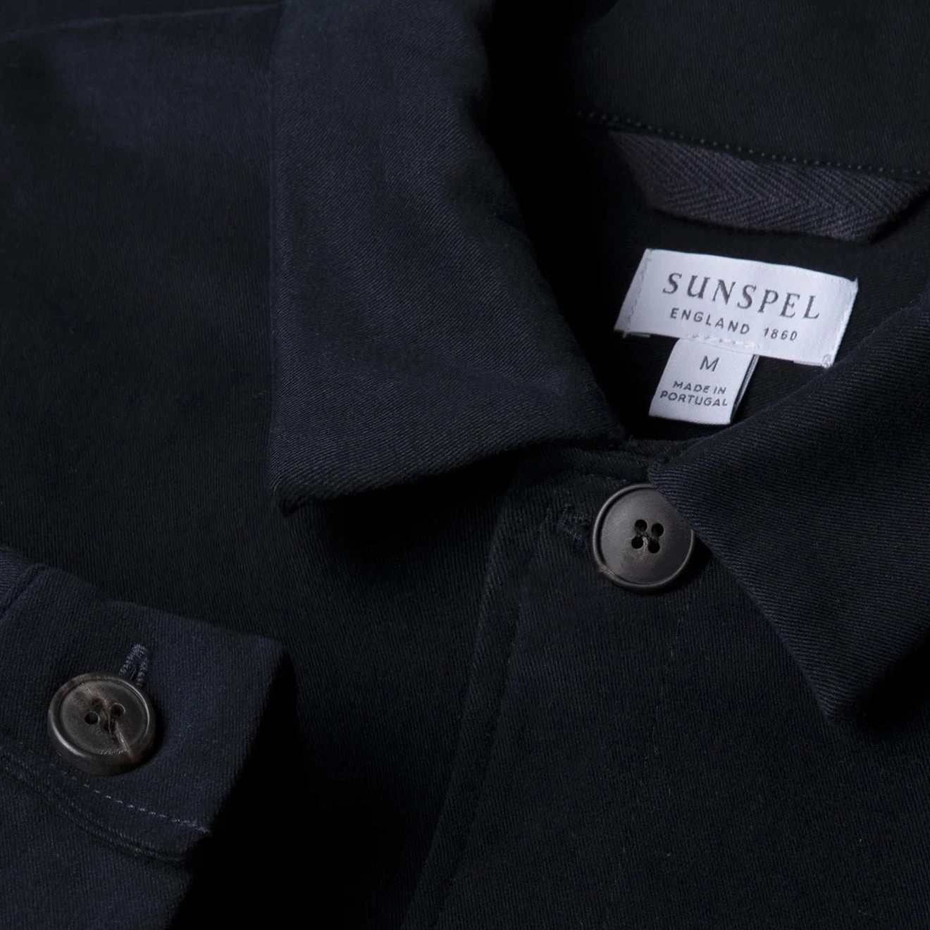 Sunspel Brushed Cotton Overshirt Navy Today Only Savings Sweet Deal Inside