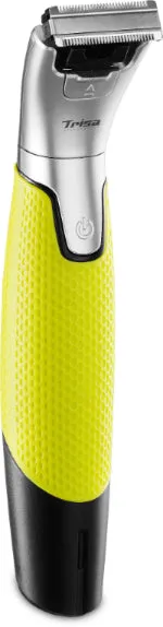 Trisa Hair Cutter 2In1, Silver & Yellow