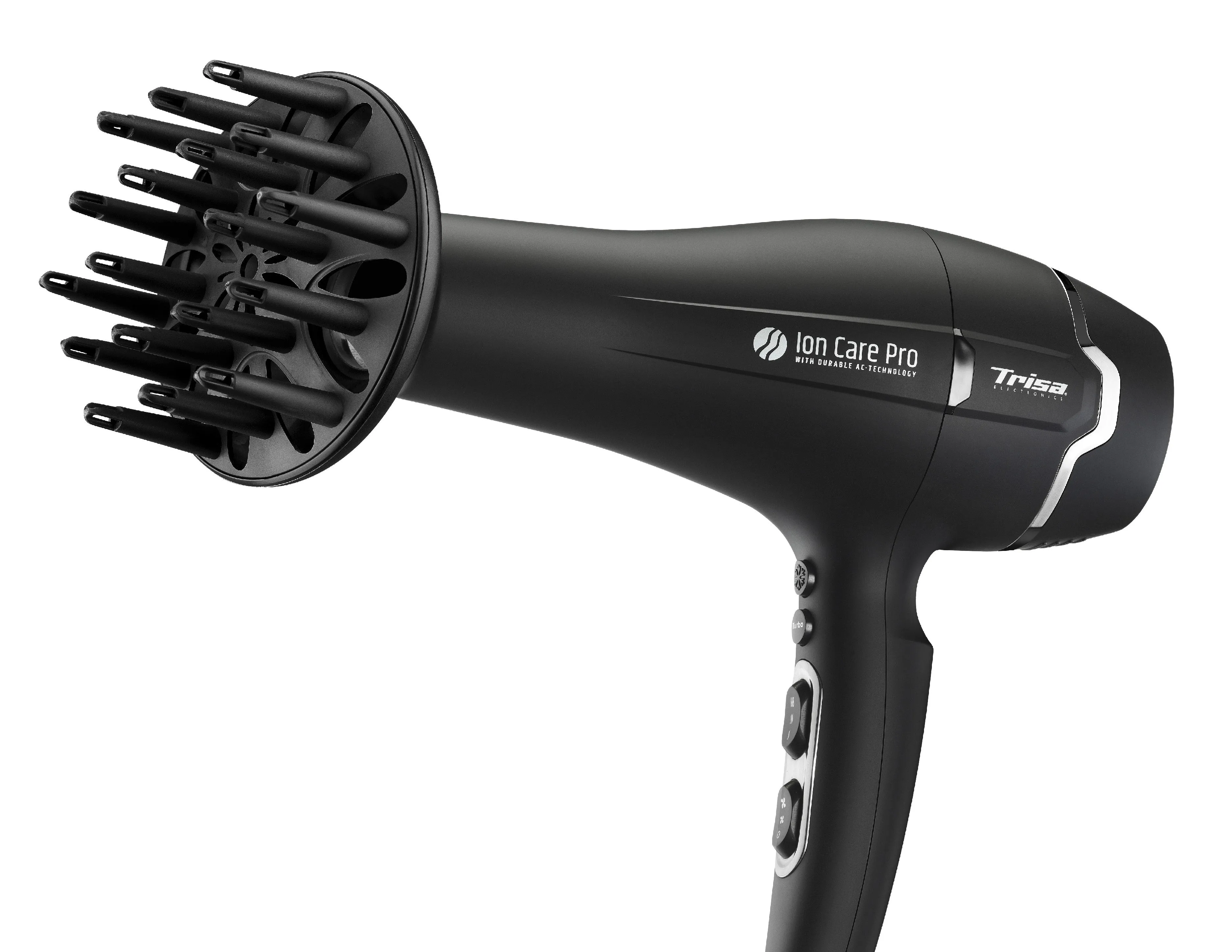 Trisa Hair Dryer Ion Care Pro, 2400Watts, Black