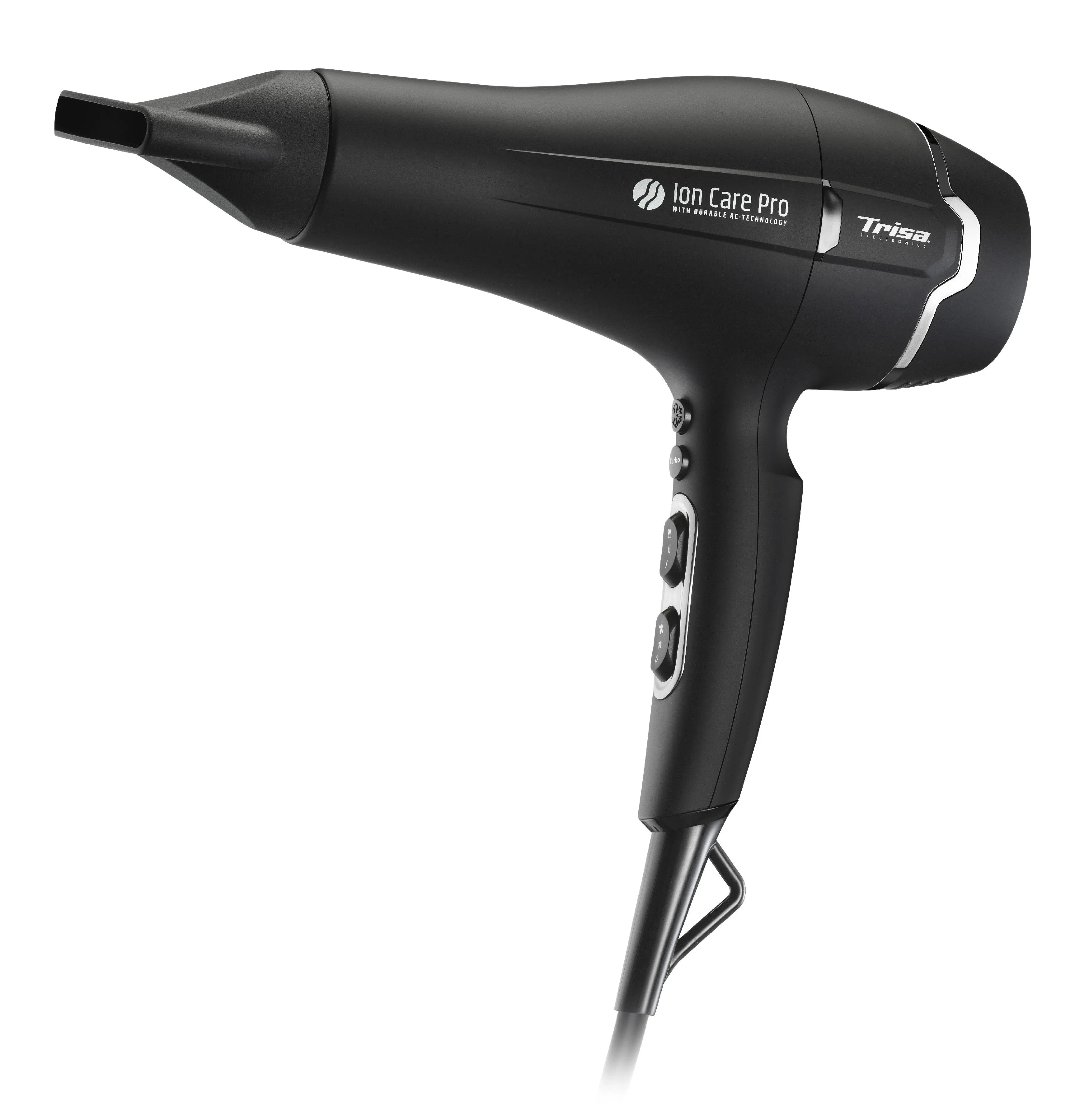 Trisa Hair Dryer Ion Care Pro, 2400Watts, Black