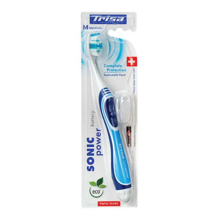 Trisa Toothbrush Sonic Power, Complete Protection, Multi Color