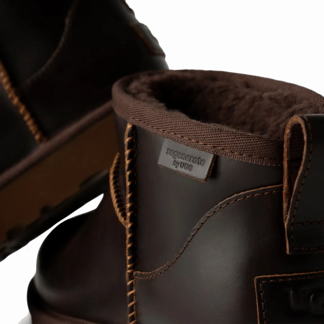 Ugg Womens Classic Ultra Mini Leather Regen Boot Ironwood Today Only Discount