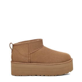 Ugg Womens Classic Ultra Mini Platform Boot Chestnut Mega Online Discount