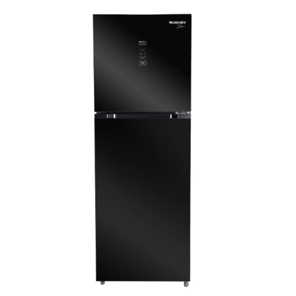 Unionair Top Mount Refrigerator, Two doorNo frost, 440Lit, Black