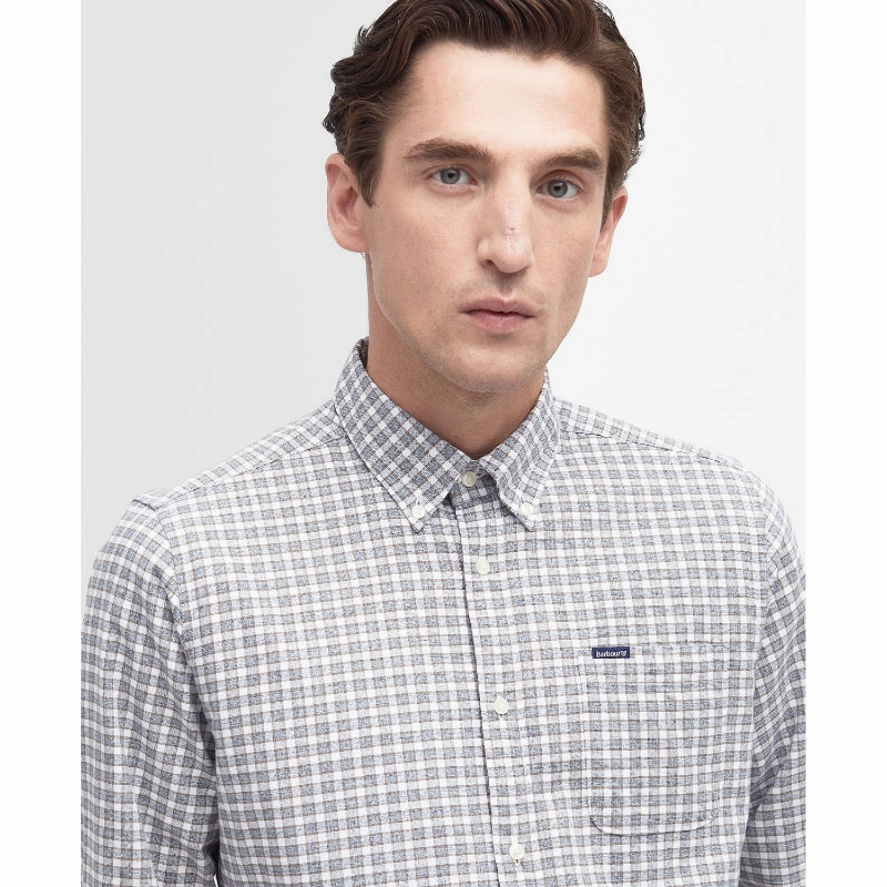 Grab Your Hot Pick Best Deal Today Barbour Banner Mens Tailored Fit Shirt  - Chambray