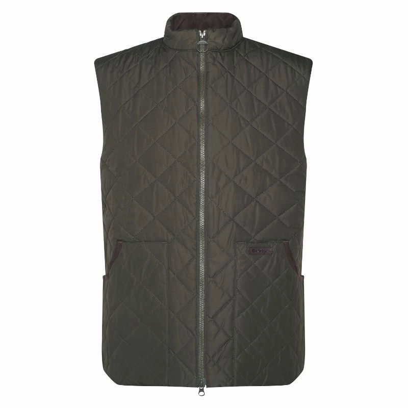 Special Surprise Sale Daily Clearance Deal Barbour Chesterwood Mens Gilet - Forest