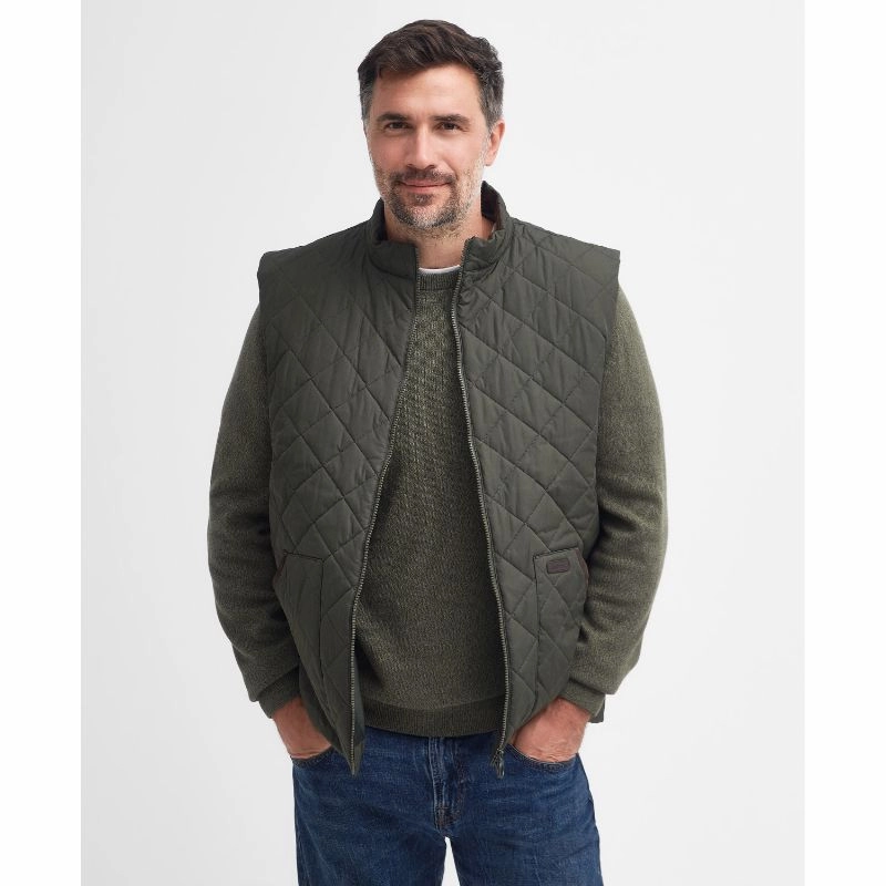 Hot Sale Today Barbour Chesterwood Mens Gilet - Forest