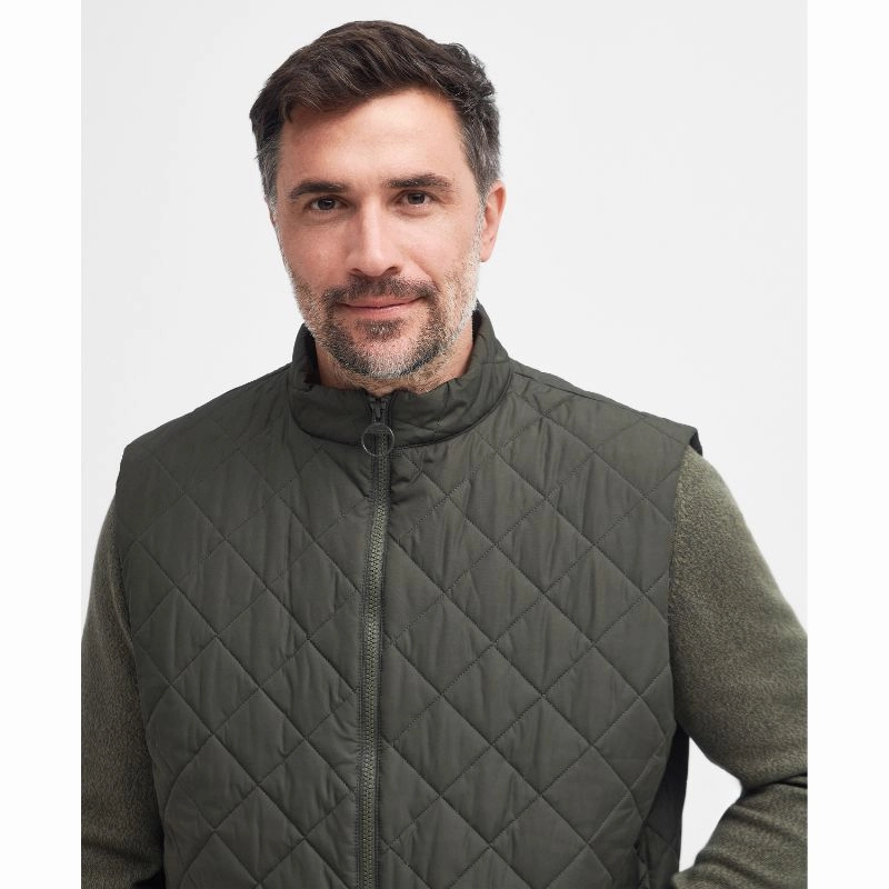 Special Online Offer Barbour Chesterwood Mens Gilet - Forest