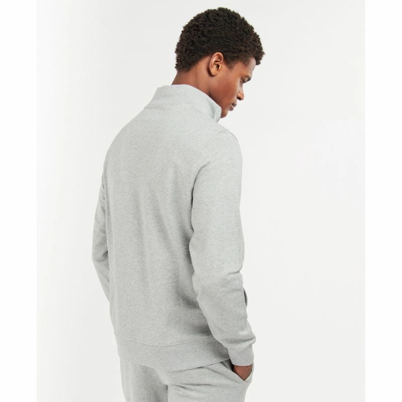 Dont Miss This Deal Weekend Flash Offer Barbour Rothley Half Zip Mens Jumper - Grey Marl