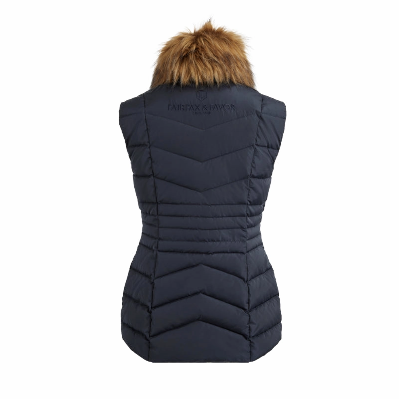 Today Only Hot Sale Fairfax & Favor Pippa Padded Ladies Gilet - Navy