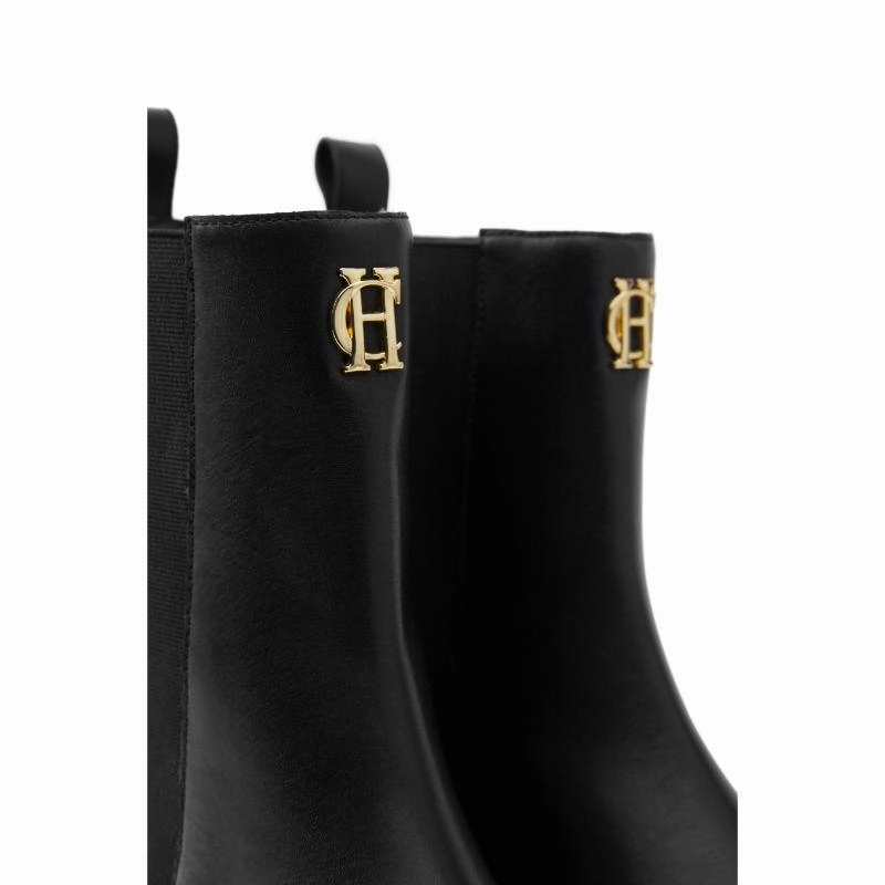 Holland Cooper Astoria Ladies Ankle Boots - Black Hot Deals Today