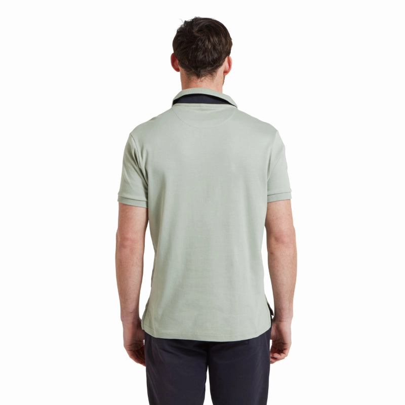 Special Deals Online Hot Offer Frenzy Schoffel St Ives Jersey Mens Polo Shirt - Aqua Grey