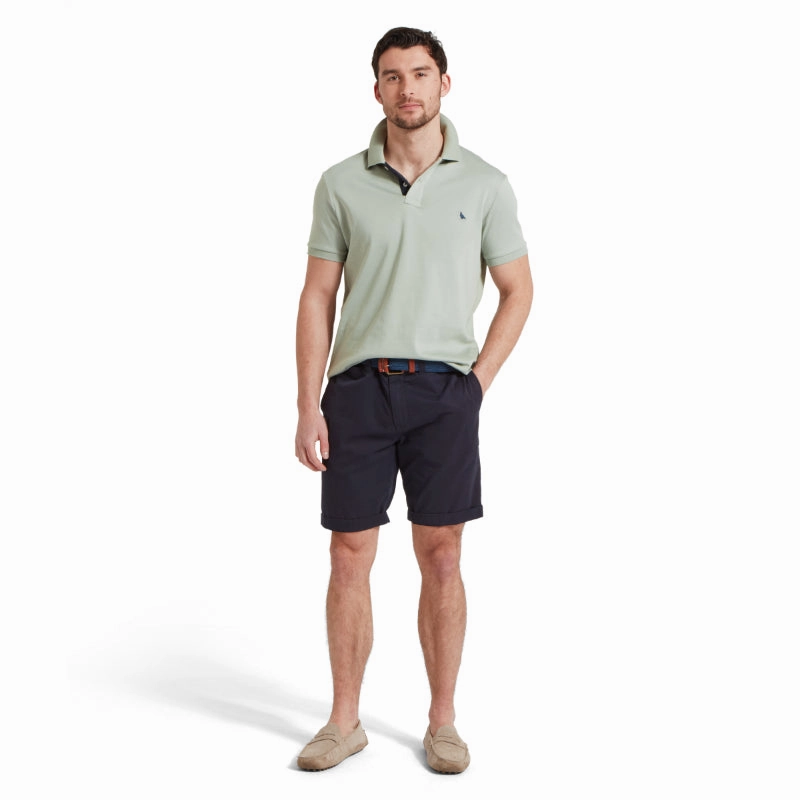 Dont Miss This Offer Schoffel St Ives Jersey Mens Polo Shirt - Aqua Grey