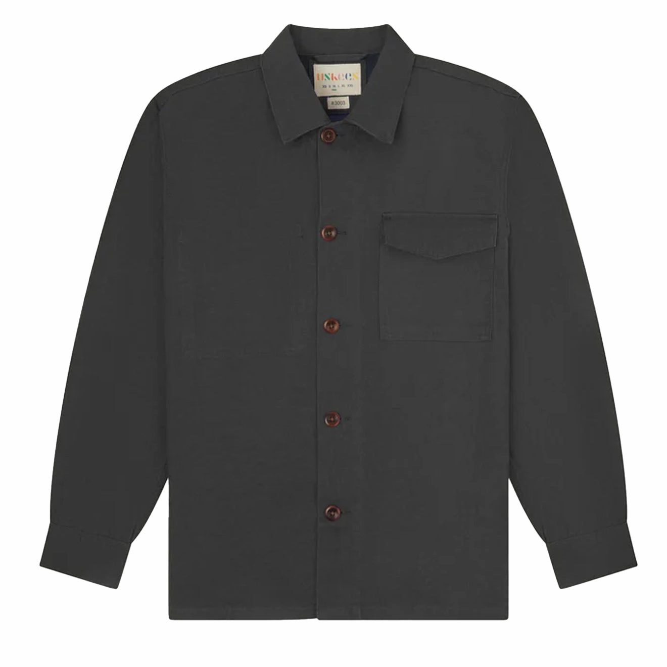 Uskees 3003 Buttoned Workshirt Charcoal Special Price Offer Weekend Flash Offer
