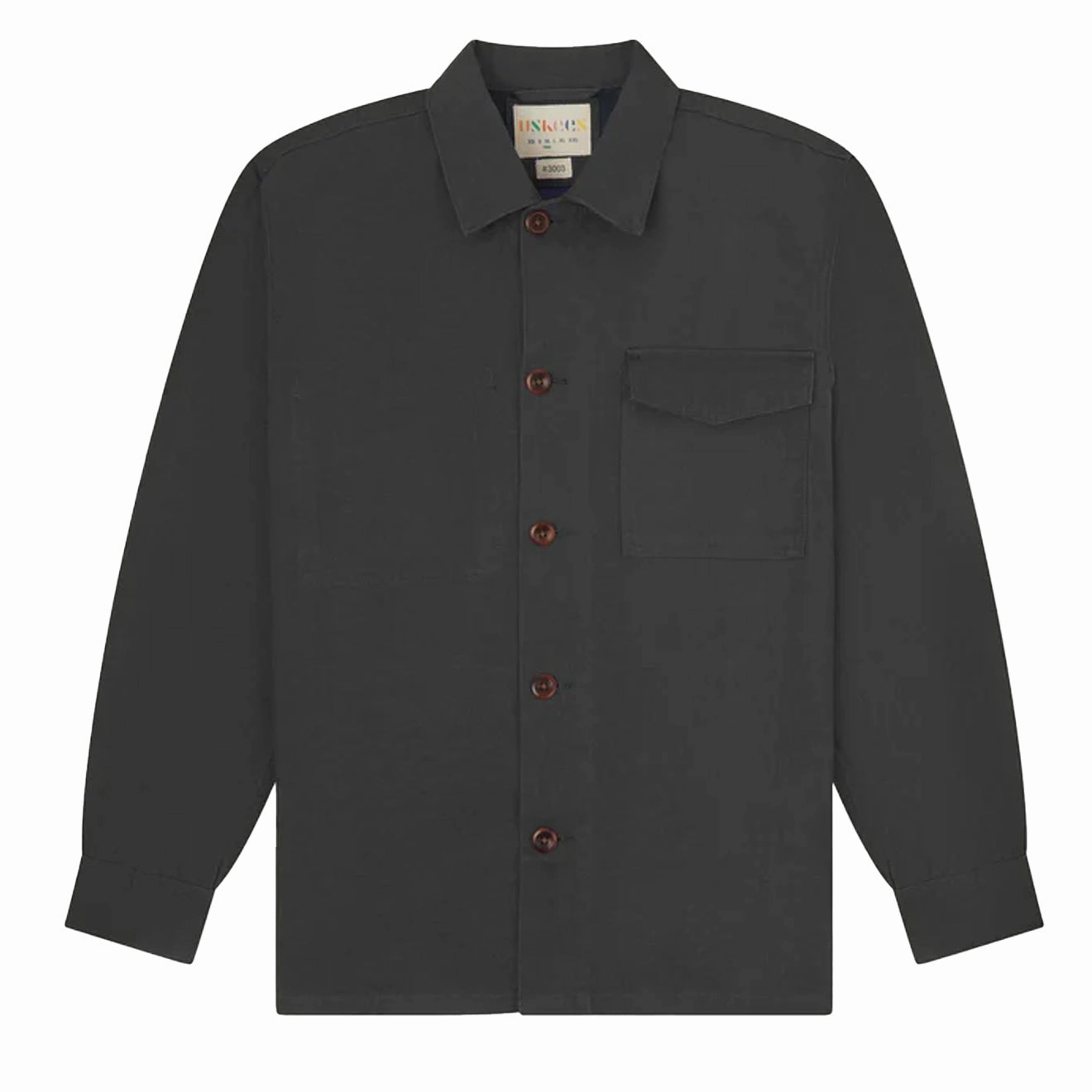 Uskees 3003 Buttoned Workshirt Charcoal Weekend Flash Offer Trending Hot Picks