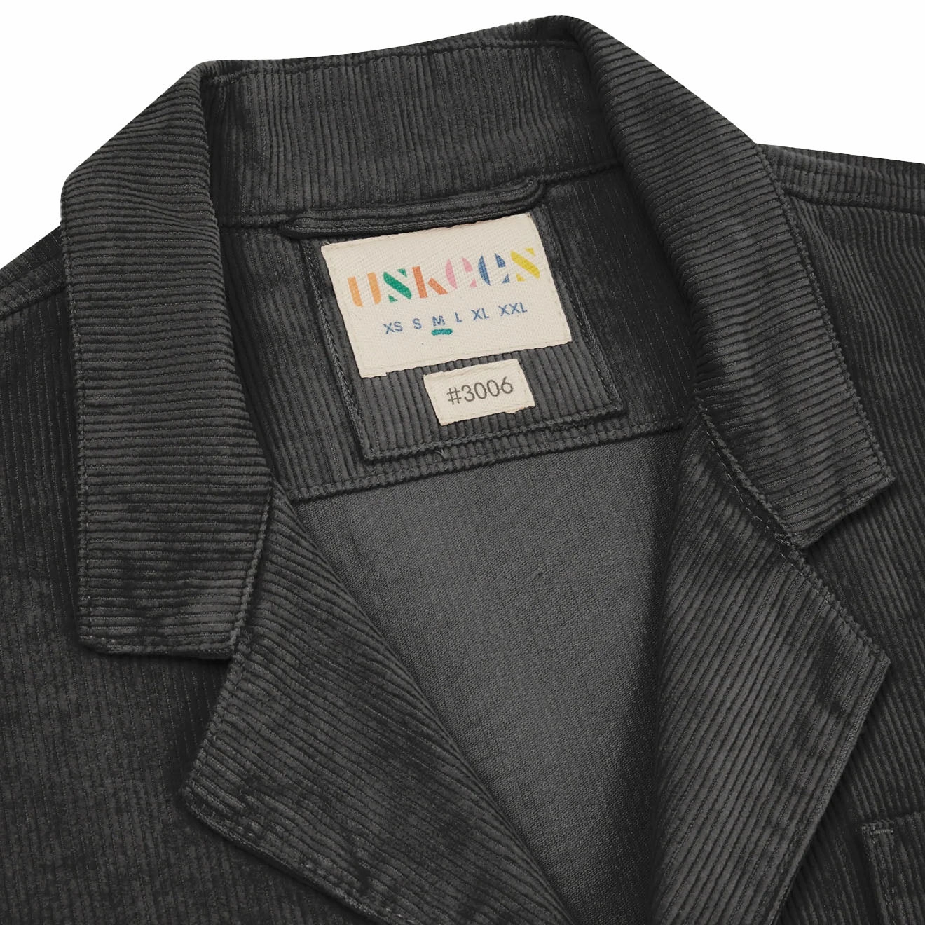 Uskees 3006 Cord Blazer Faded Black Daily Clearance Deal MustHave Deal