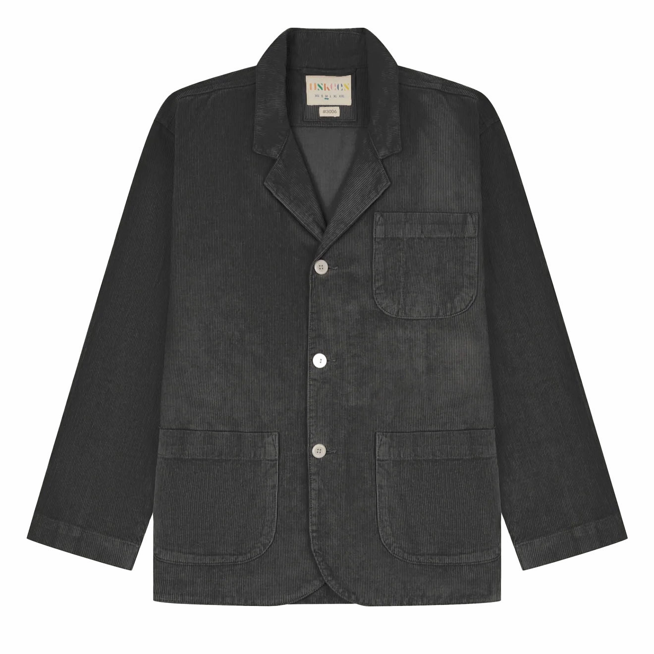 Uskees 3006 Cord Blazer Faded Black Dont Miss Todays Deal