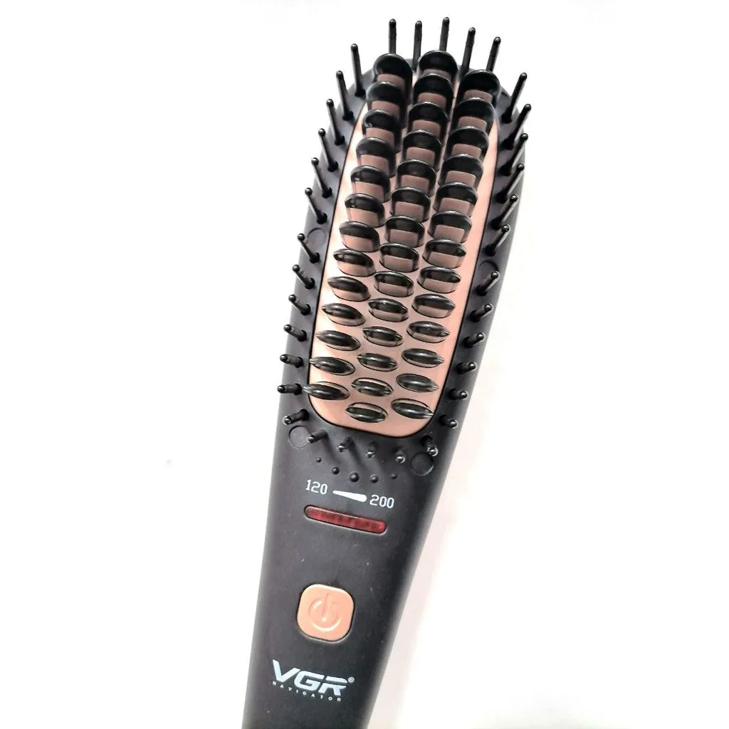 Vgr Ionic Hair Straightener Brush With 5 Settings Ceramic Heating