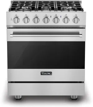 Viking 3 Series RVGR33025BSS 30" 5 Burners Freestanding Gas Range 2024 Model
