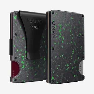 Personalised Money Clip Wallet (Nero/Verde) Todays Hot Savings Dont Miss Todays Deal