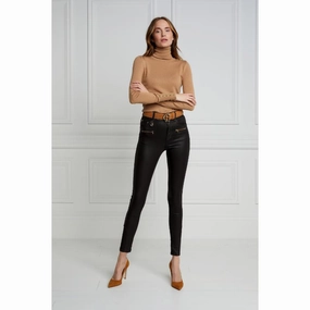 Save Today Only Holland Cooper Ladies Coated Jodhpur Jean - Black