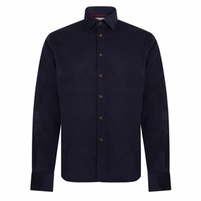 James Purdey Mount Fit Needle Cord Shirt Navy Today Only Steal Shop Save Big