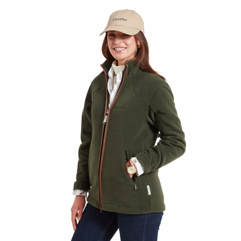 Schoffel Burley Ladies Fleece Jacket - Forest Hot Sale Today
