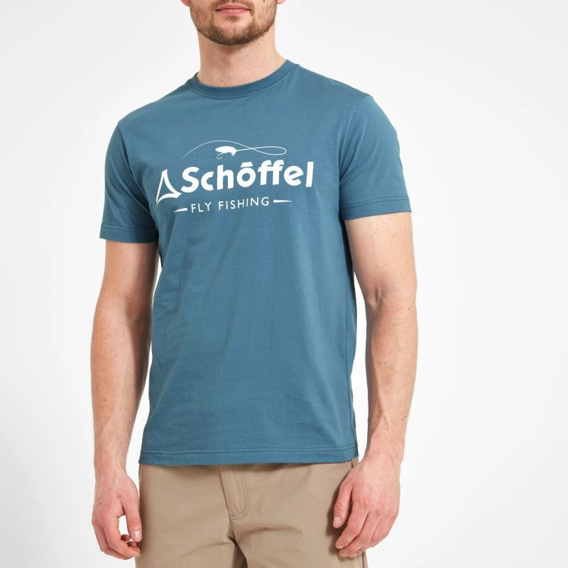Schoffel Tyne Mens T-Shirt - River Blue Hot Sale Alert Hot Pick Deal