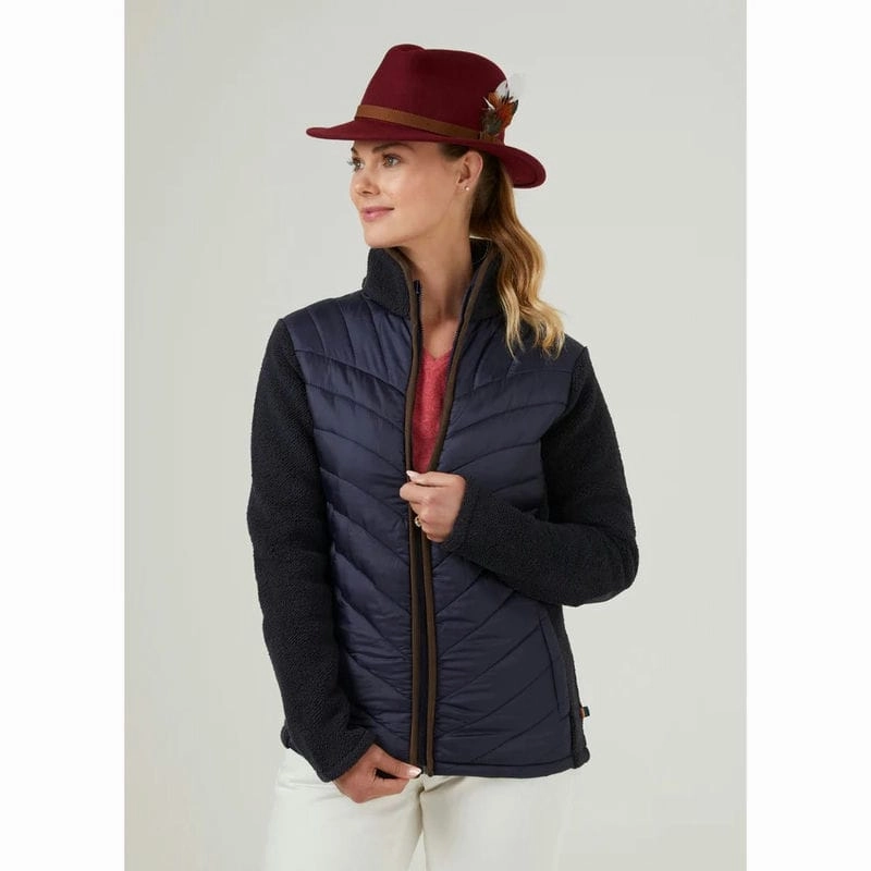 Todays Special Savings Alan Paine Highshore Ladies Quilted Jacket - Dark Navy