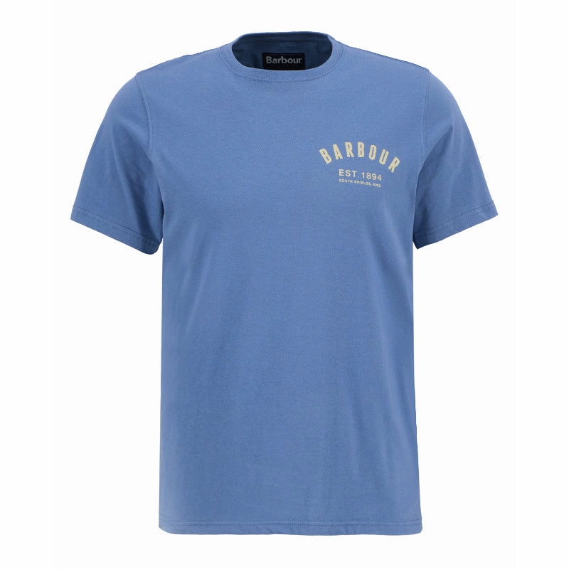 Surprise Discount Today Clearance Event Alert Barbour Preppy Mens T-Shirt - Force Blue