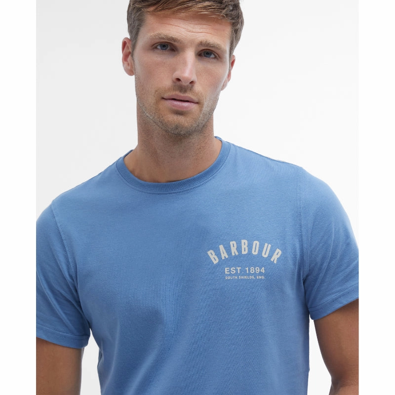 Barbour Preppy Mens T-Shirt - Force Blue Today Only Discount Alert Big Savings Event