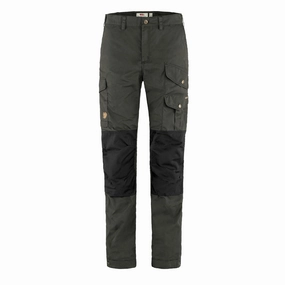Limited Stock Offer Fjallraven Womens Vidda Pro Trousers Short Dark Grey / Black