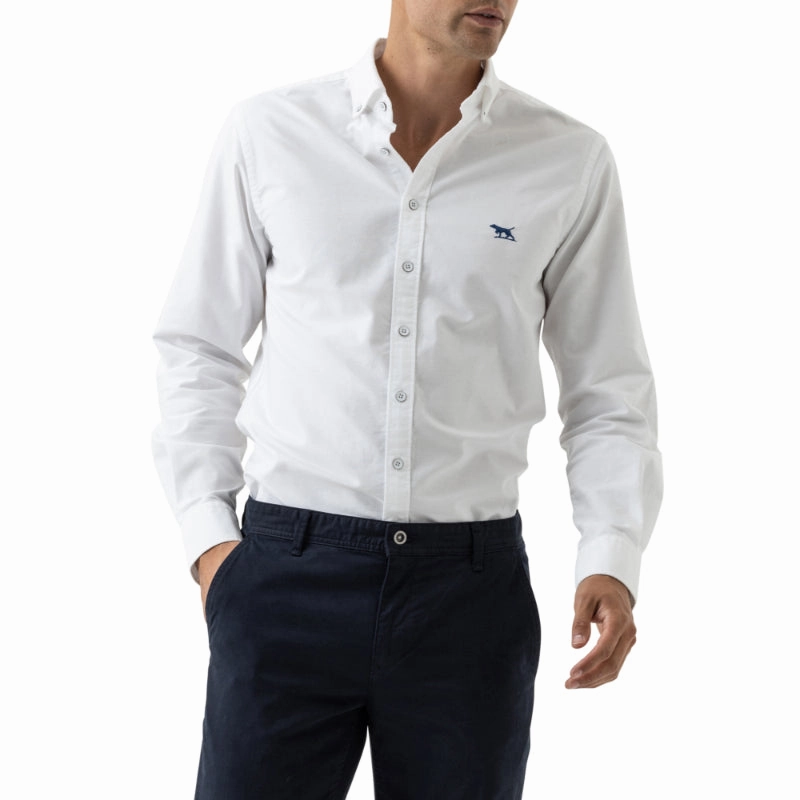 Price Drop Alert Rodd & Gunn Gunn Oxford Mens Sports Fit Shirt - Snow