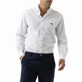Price Drop Alert Rodd & Gunn Gunn Oxford Mens Sports Fit Shirt - Snow