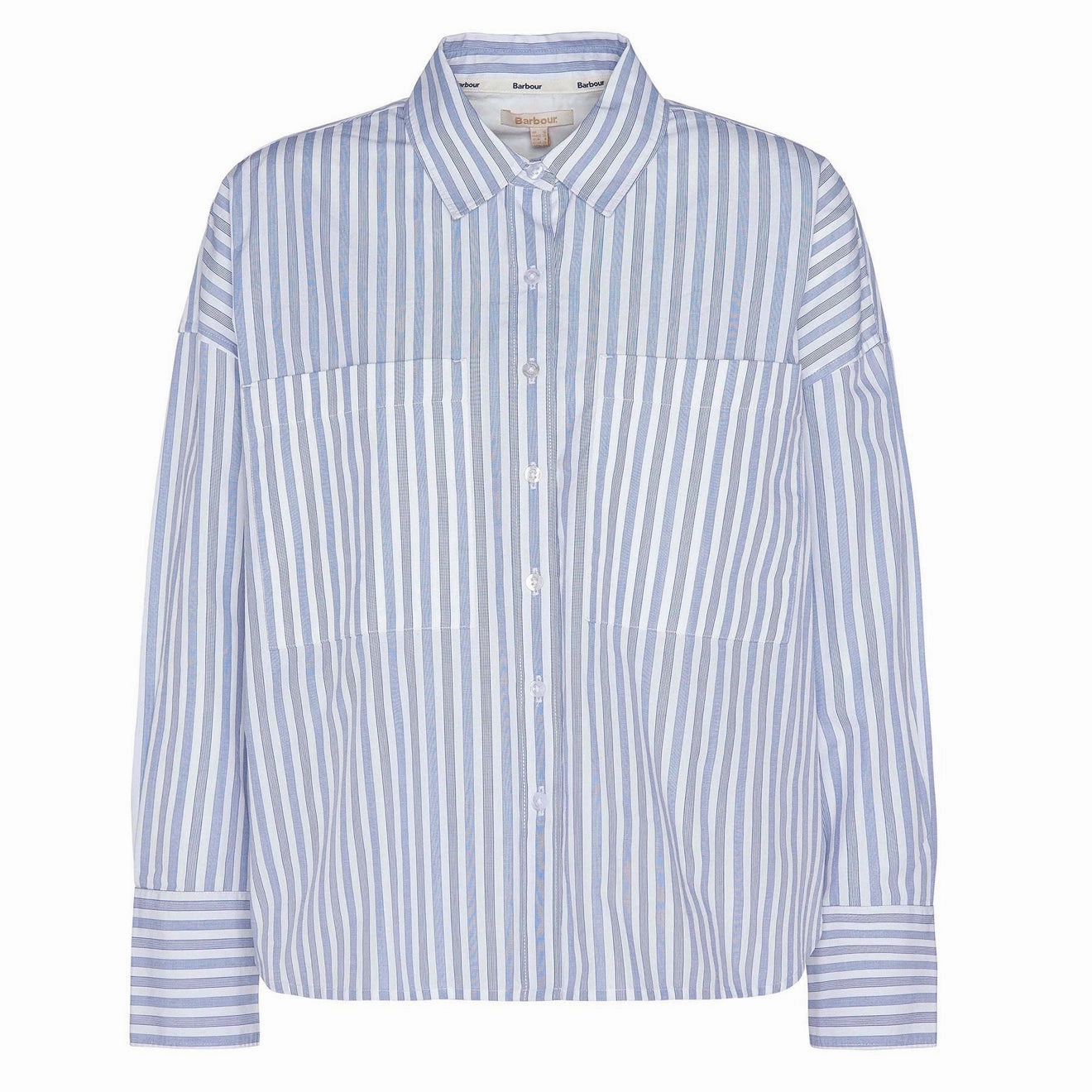 Limited Stock Deals Limited Edition Offer Barbour Womens Violetta Shirt Chambray Stripe