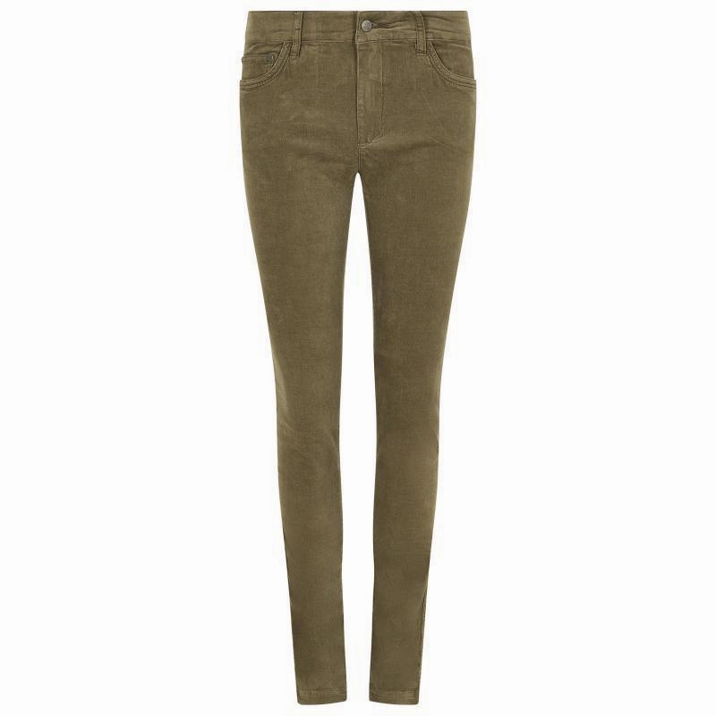 Dubarry Honeysuckle Ladies Stretch Pincord Jeans - Dusky Green Exclusive Deal Inside Steal Todays Offer