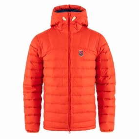 Fjallraven Expedition Pack Down Hoodie Flame Orange / Un Blue GiftWorthy Sale Dont Miss Todays Deal
